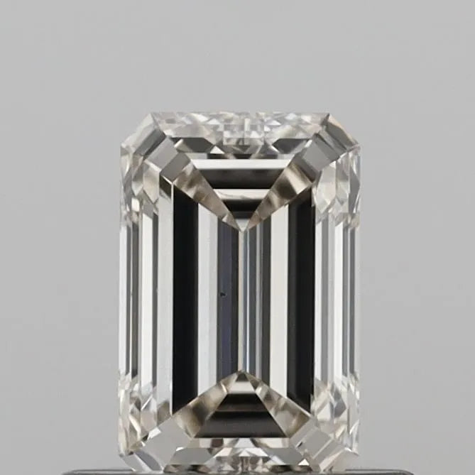 0.51ct Emerald Natural Diamond (Colour K, Clarity VS2, Cut VG, IGI Certified)