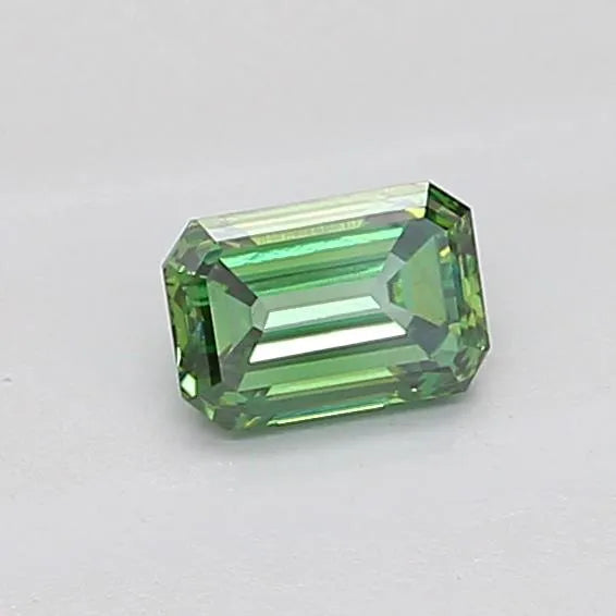 0.54ct Emerald Lab Grown Diamond (Colour Fancy Vivid Green, Clarity VVS2, IGI Certified)