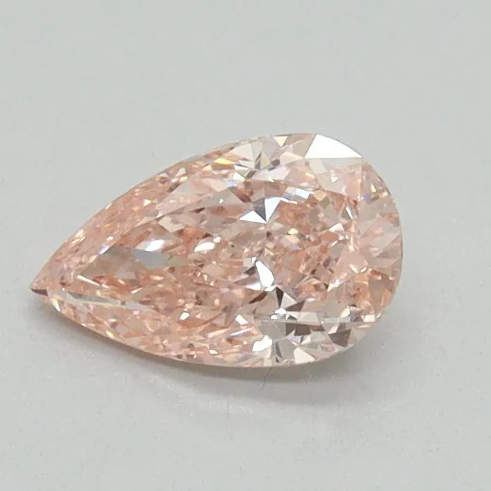 0.60ct Pear Lab Grown Diamond (Colour Fancy Intense Pink, Clarity VS2, IGI Certified)