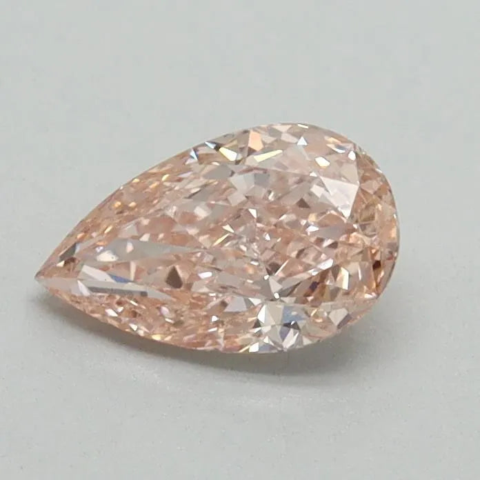 0.60ct Pear Lab Grown Diamond (Colour Fancy Intense Pink, Clarity VS2, IGI Certified)
