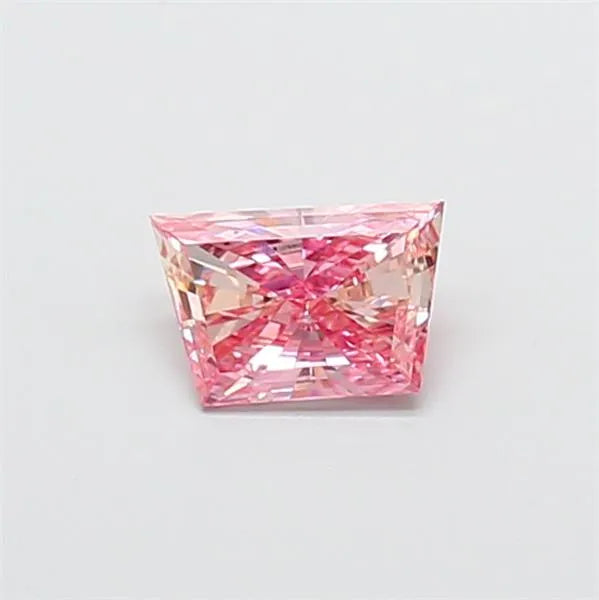 0.62ct Trapezoid Lab Grown Diamond (Colour Fancy Pink, Clarity VVS2, IGI Certified)