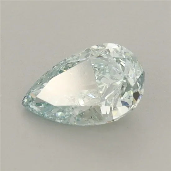 0.69ct Pear Lab Grown Diamond (Colour Fancy Intense Green, Clarity VVS2, IGI Certified)