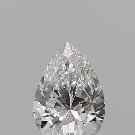 0.12ct Pear Natural Diamond (Colour E, Clarity VS1, Cut VG, IGI Certified) - Jewelry by Cleo