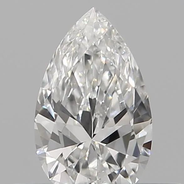 0.12ct Pear Natural Diamond (Colour F, Clarity VS1, Cut VG, IGI Certified) - Jewelry by Cleo