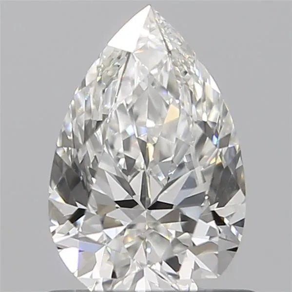 0.13ct Pear Natural Diamond (Colour D, Clarity VVS1, Cut VG, IGI Certified) - Jewelry by Cleo