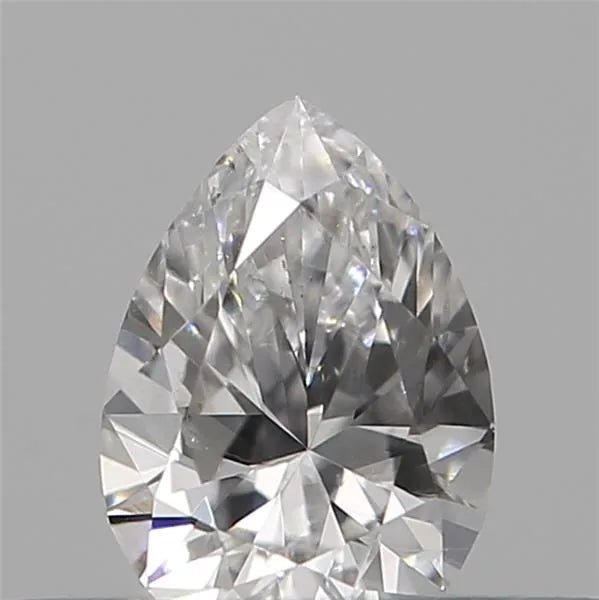 0.19ct Pear Natural Diamond (Colour D, Clarity SI1, GIA Certified) - Jewelry by Cleo