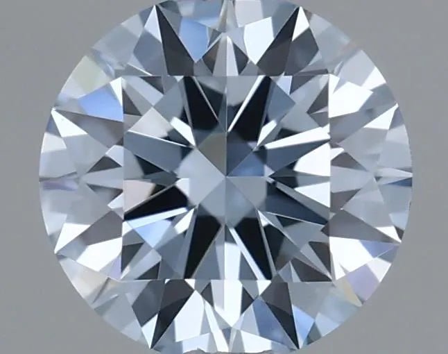 0.36ct Round Lab Grown Diamond (Colour Fancy Light Blue, Clarity VVS1, Cut ID, IGI Certified) - Jewelry by Cleo