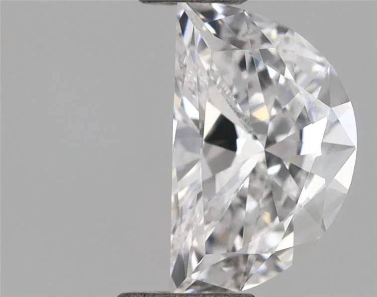0.45ct Half moon Lab Grown Diamond (Colour E, Clarity VVS2, IGI Certified) - Jewelry by Cleo