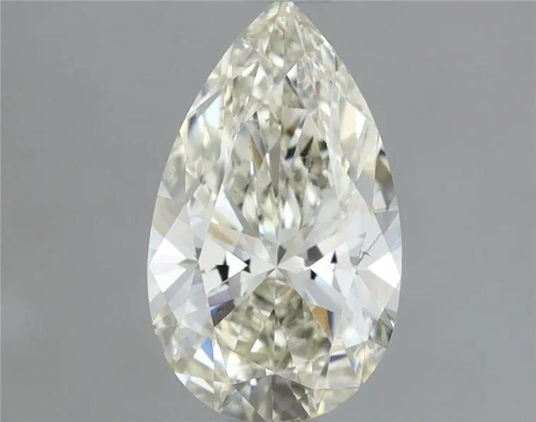 0.50ct Pear Natural Diamond (Colour J, Clarity VS2, Cut VG, IGI Certified) - Jewelry by Cleo
