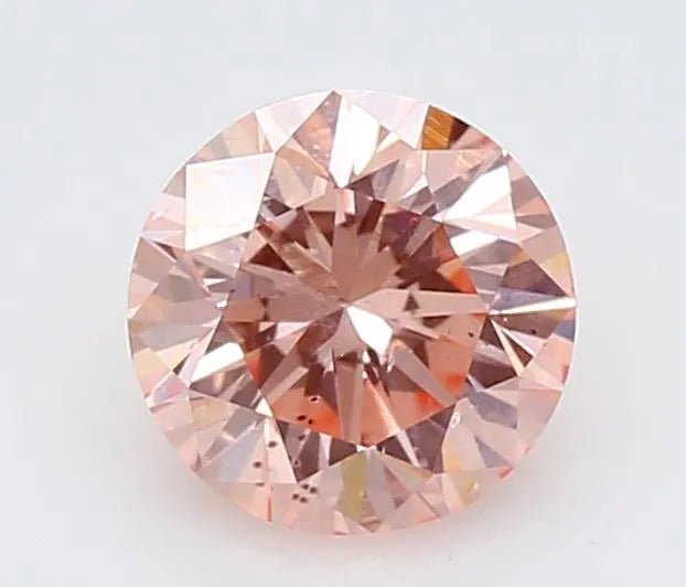 0.50ct Round Lab Grown Diamond (Colour Fancy Intense Pink, Clarity SI1, Cut EX, IGI Certified) - Jewelry by Cleo