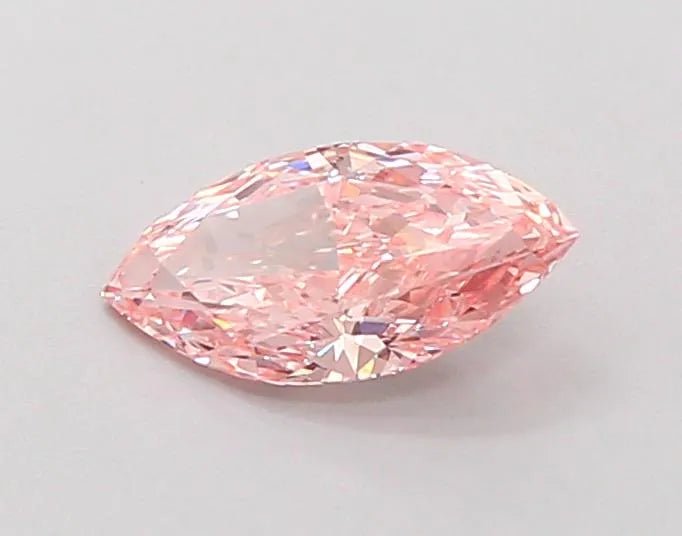 0.77ct Marquise Lab Grown Diamond (Colour Fancy Intense Pink, Clarity VVS2, IGI Certified) - Jewelry by Cleo