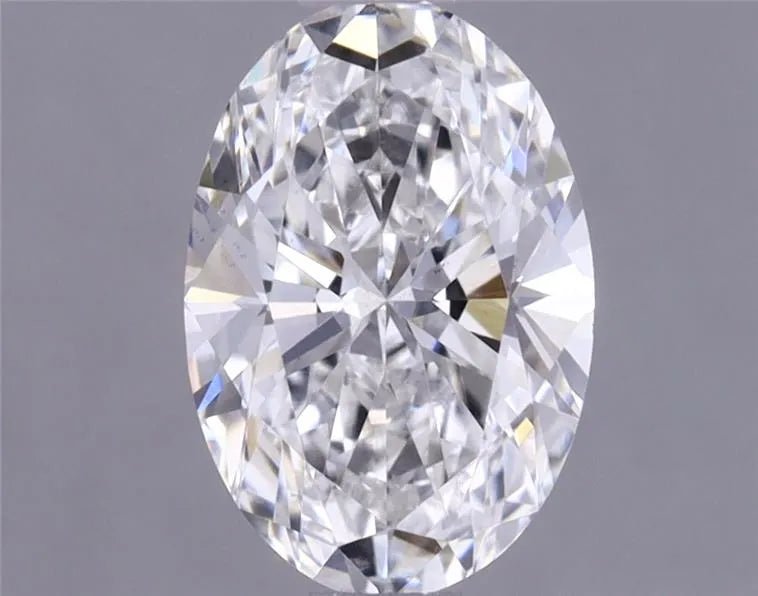 0.91ct Oval Lab Grown Diamond (Colour F, Clarity VS2, IGI Certified) - Jewelry by Cleo