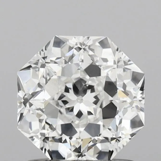 1.01ct Octagonal Lab Grown Diamond (Colour E, Clarity VVS2, IGI Certified)
