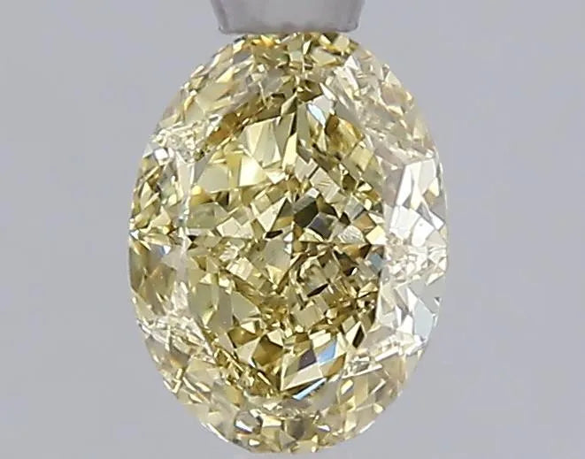 1.01ct Oval Lab Grown Diamond (Colour Fancy Yellow, Clarity VVS2, IGI Certified)