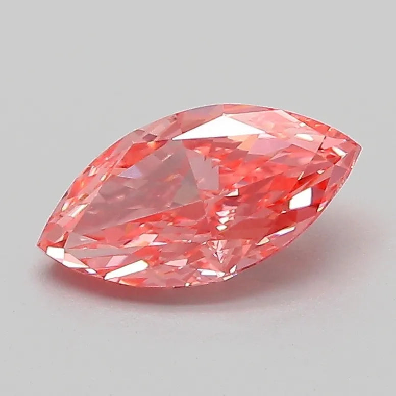 1.02ct Marquise Lab Grown Diamond (Colour Fancy Vivid Pink, Clarity VVS2, IGI Certified)