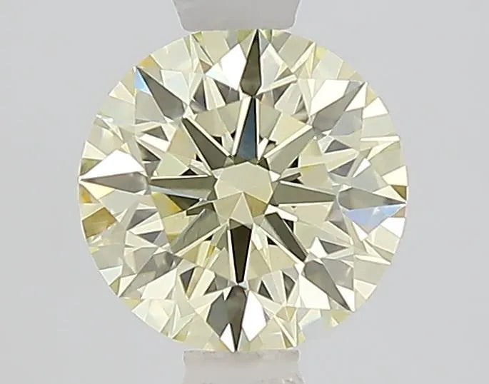 1.08ct Round Lab Grown Diamond (Colour Fancy Light Yellow, Clarity VVS2, Cut ID, IGI Certified)