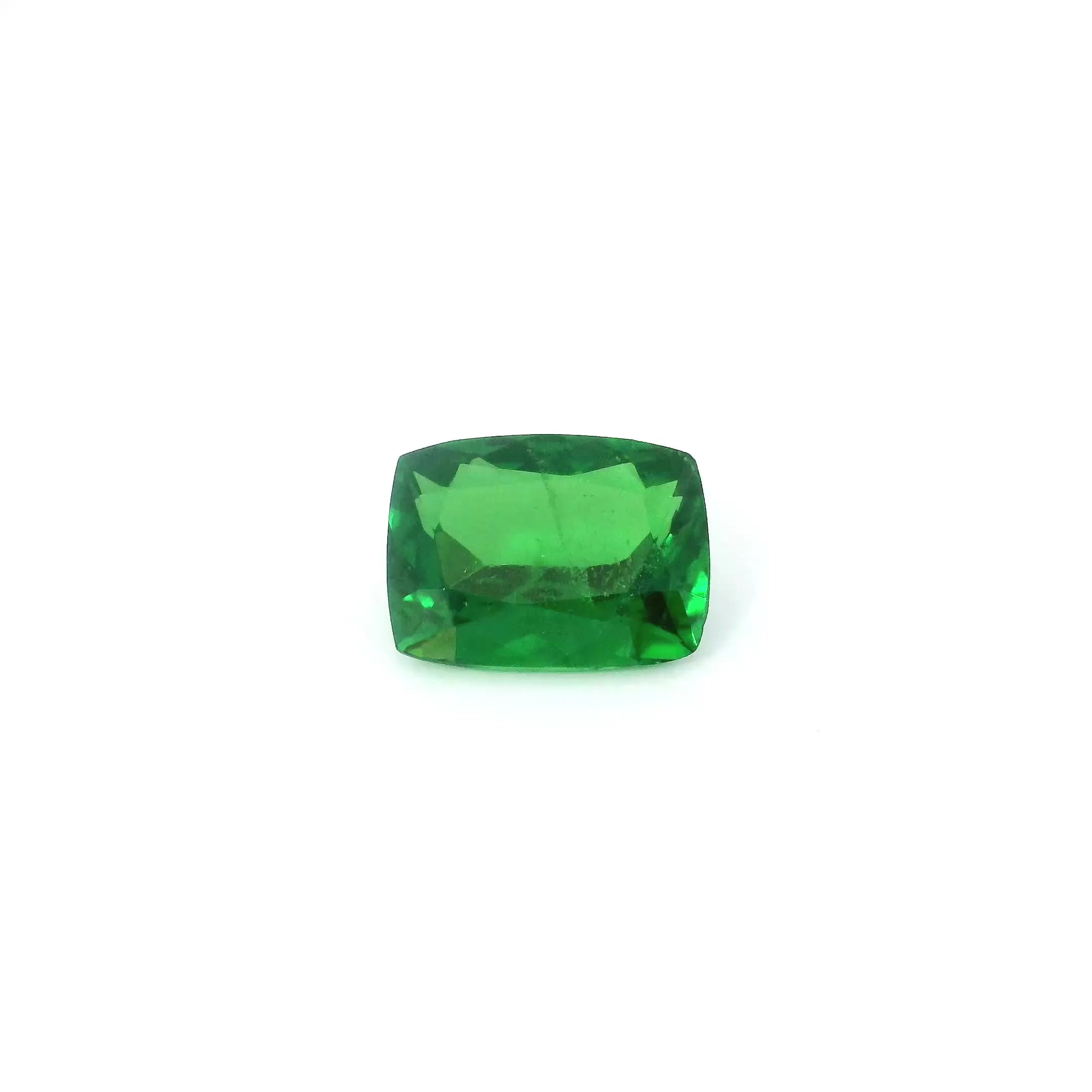1.20ct Cushion Natural Garnet (Colour Green, Clarity Slightly Included, Cut Faceted)