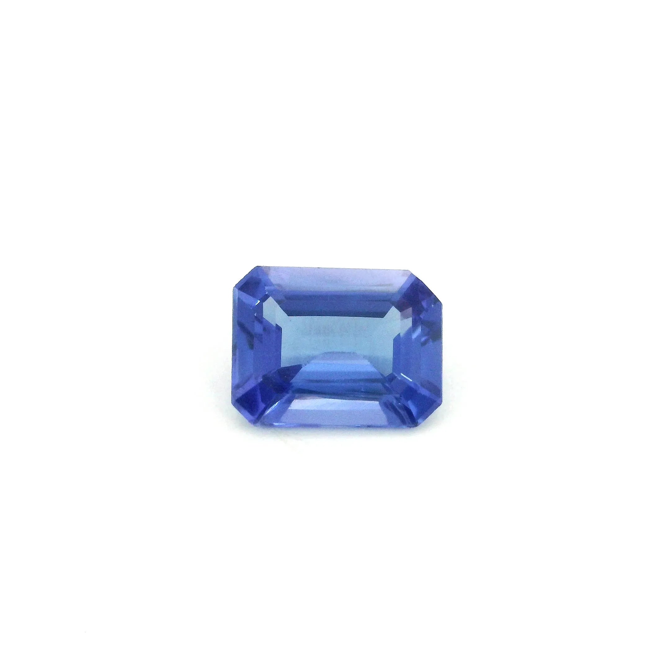 1.42ct Emerald Natural Tanzanite (Colour Blue, Clarity Eye Clean, Cut Faceted)