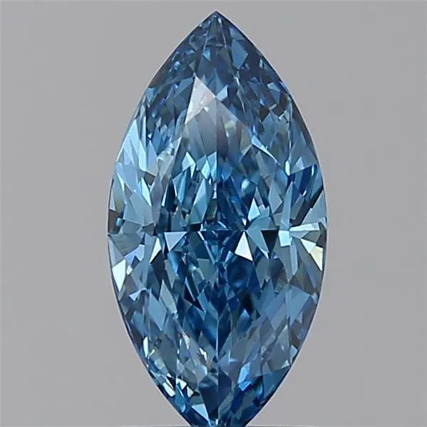 1.50ct Marquise Lab Grown Diamond (Colour Fancy Vivid Blue, Clarity VS1, IGI Certified)