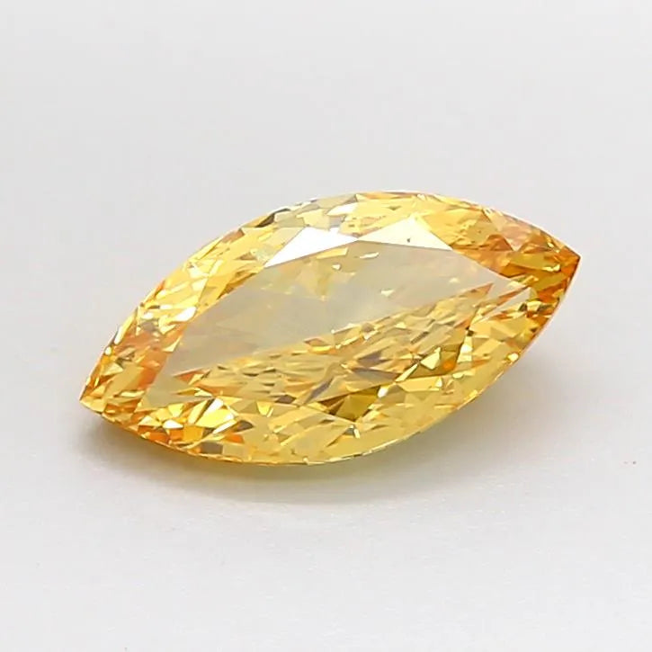 1.51ct Marquise Lab Grown Diamond (Colour Fancy Intense Yellow, Clarity VVS2, IGI Certified)