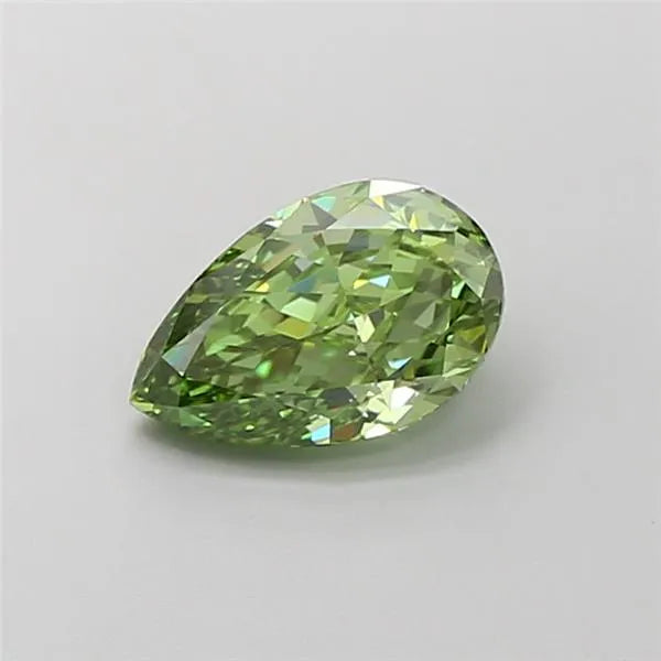 1.51ct Pear Lab Grown Diamond (Colour Fancy Vivid Green, Clarity VS1, IGI Certified)