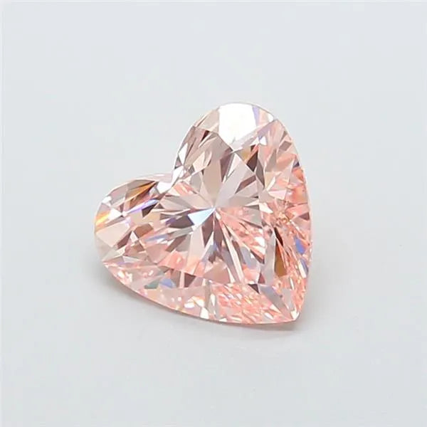 1.52ct Heart Lab Grown Diamond (Colour Fancy Intense Pink, Clarity VS2, IGI Certified)