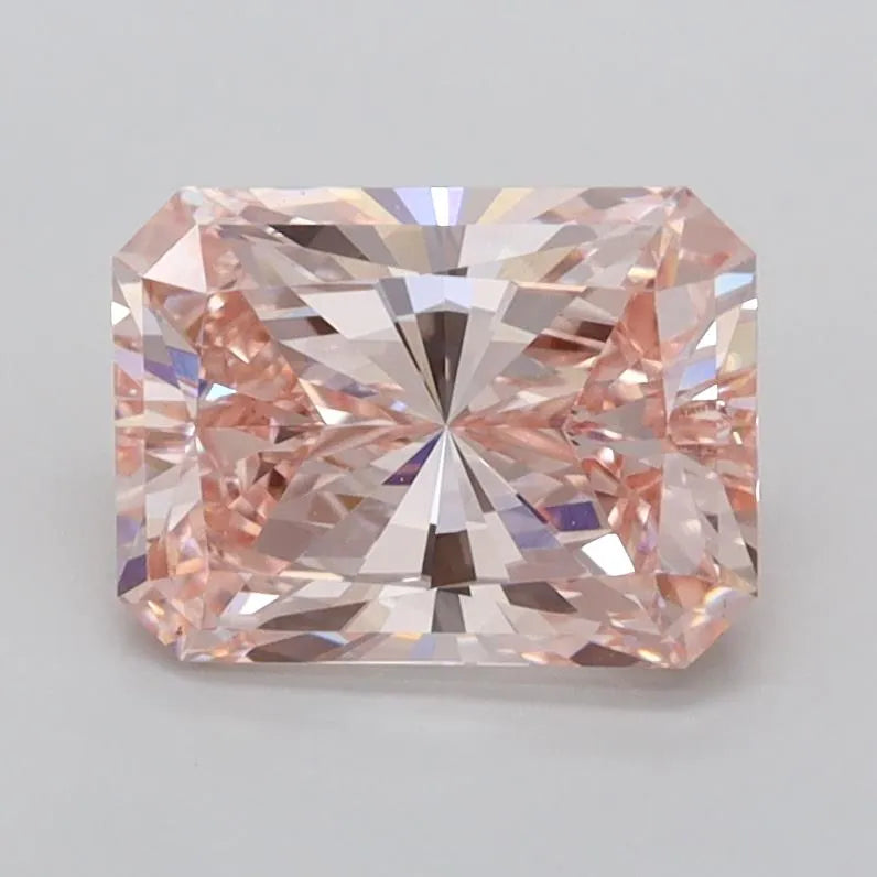 1.54ct Radiant Lab Grown Diamond (Colour Fancy Intense Pink, Clarity VVS1, IGI Certified)