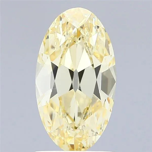 1.63ct Oval Lab Grown Diamond (Colour Fancy Intense Yellow, Clarity VVS2, IGI Certified)