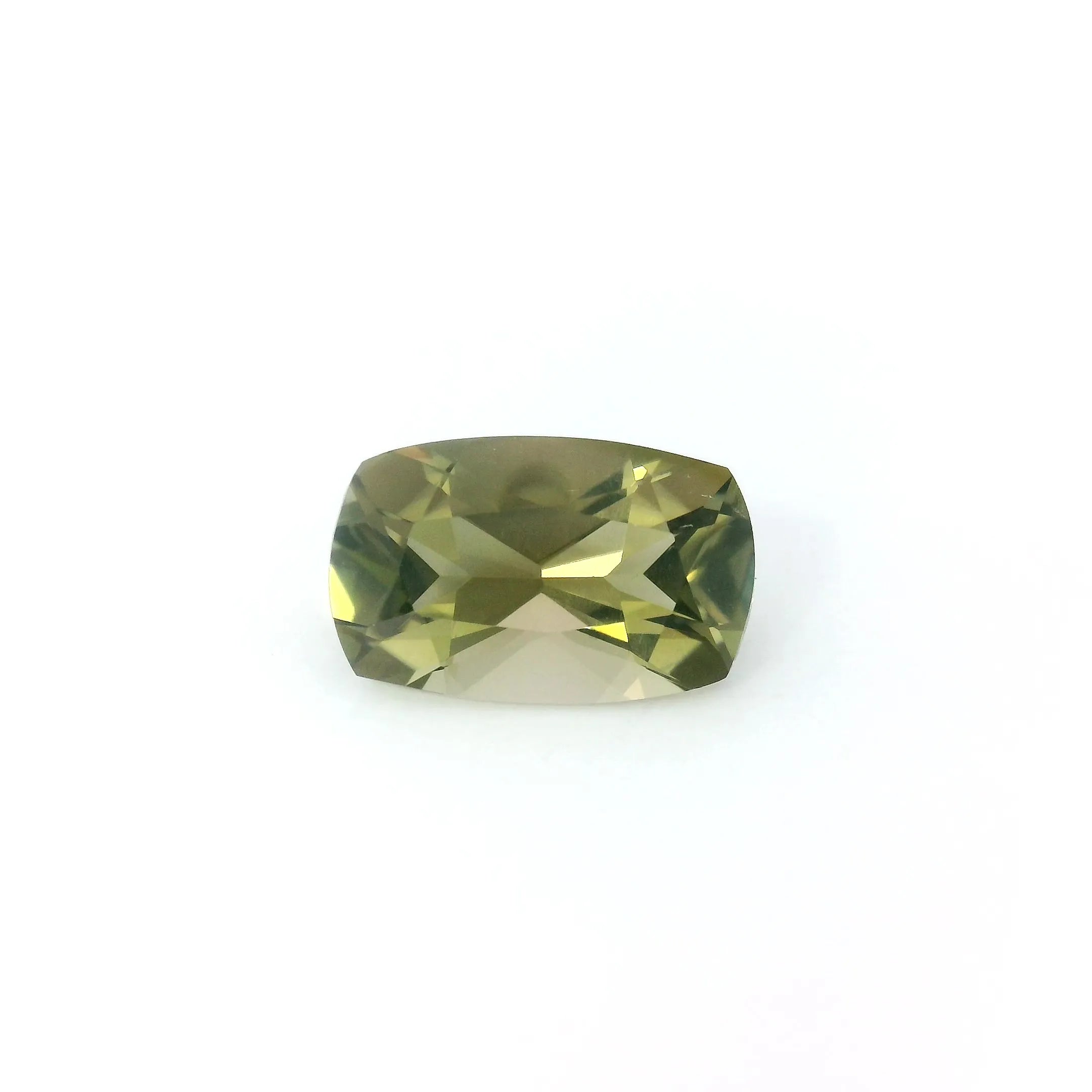 1.70ct Cushion Natural Tourmaline (Colour Green, Clarity Eye Clean, Cut Faceted)