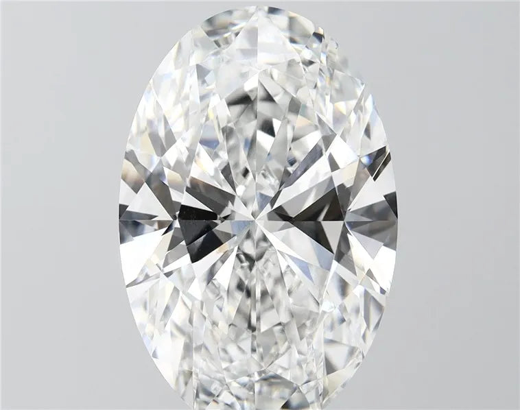 10.00ct Oval Lab Grown Diamond (Colour E, Clarity VVS2, IGI Certified)