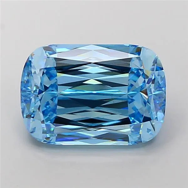 10.02ct Cushion modified Lab Grown Diamond (Colour Fancy Vivid Blue, Clarity VS2, IGI Certified)