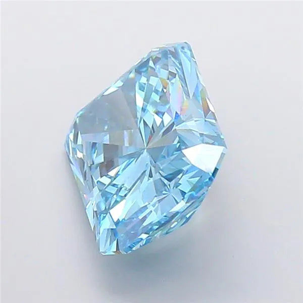 10.17ct Radiant Lab Grown Diamond (Colour Fancy Vivid Blue, Clarity VVS2, IGI Certified)