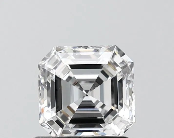 1.00ct Asscher Lab Grown Diamond (Colour D, Clarity VVS2, IGI Certified) - Jewelry by Cleo