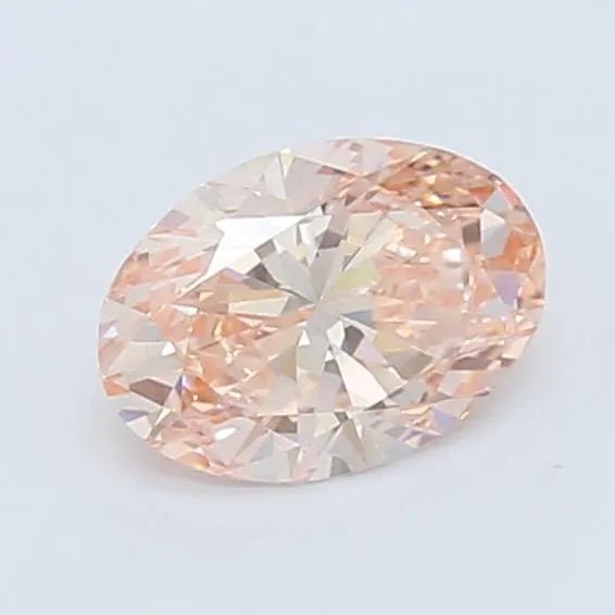 1.01ct Oval Lab Grown Diamond (Colour Fancy Intense Pink, Clarity VS1, IGI Certified) - Jewelry by Cleo