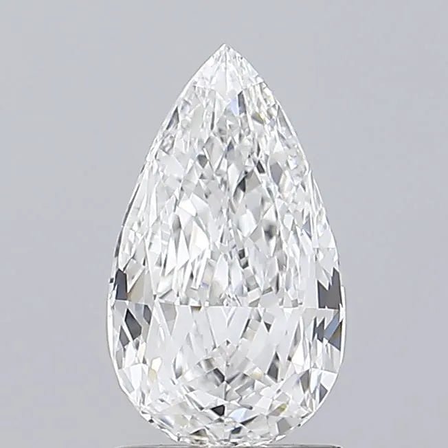 1.34ct Pear Lab Grown Diamond (Colour E, Clarity VS1, IGI Certified) - Jewelry by Cleo