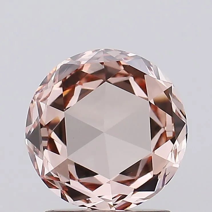 1.35ct Rose Lab Grown Diamond (Colour Light Brown, Clarity VS1, IGI Certified) - Jewelry by Cleo
