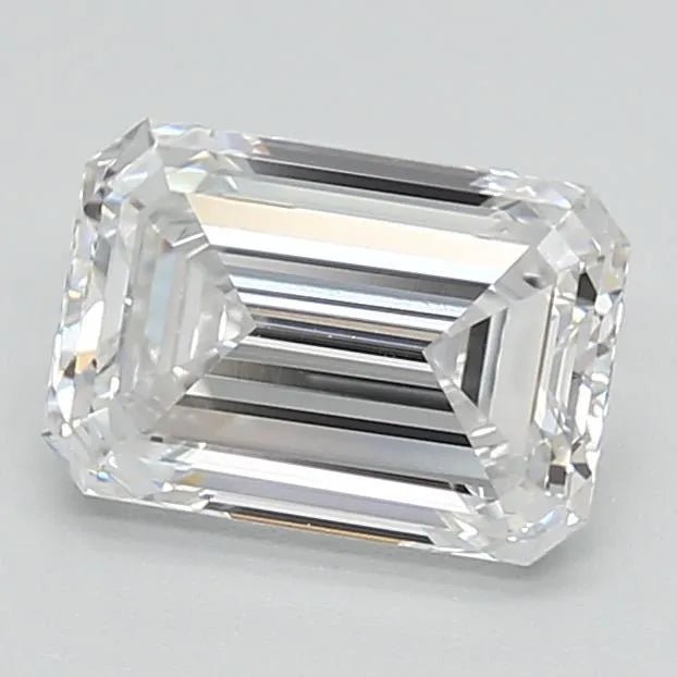 1.46ct Emerald Lab Grown Diamond (Colour D, Clarity VVS2, IGI Certified) - Jewelry by Cleo