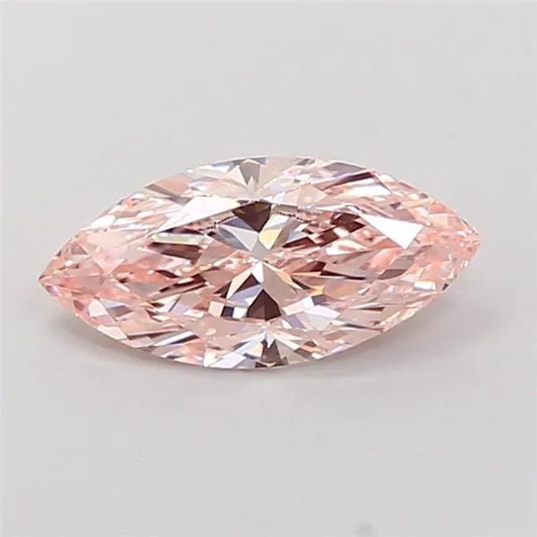 1.50ct Marquise Lab Grown Diamond (Colour Fancy Pink, Clarity VVS2, IGI Certified) - Jewelry by Cleo