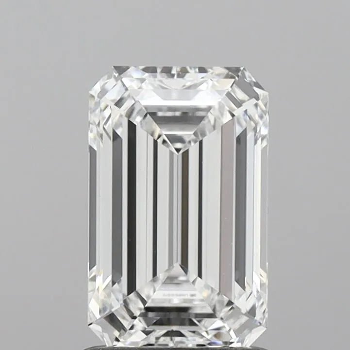 1.53ct Emerald Lab Grown Diamond (Colour D, Clarity VVS2, IGI Certified) - Jewelry by Cleo