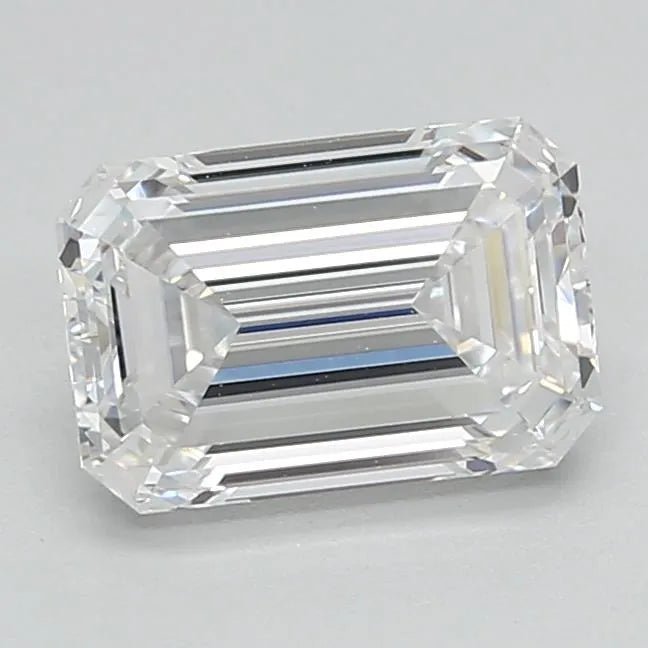 1.55ct Emerald Lab Grown Diamond (Colour D, Clarity VVS2, IGI Certified) - Jewelry by Cleo