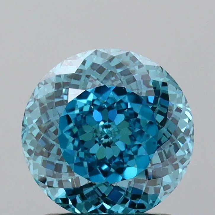 1.56ct Other Lab Grown Diamond (Colour Fancy Vivid Blue, Clarity VS1, IGI Certified) - Jewelry by Cleo