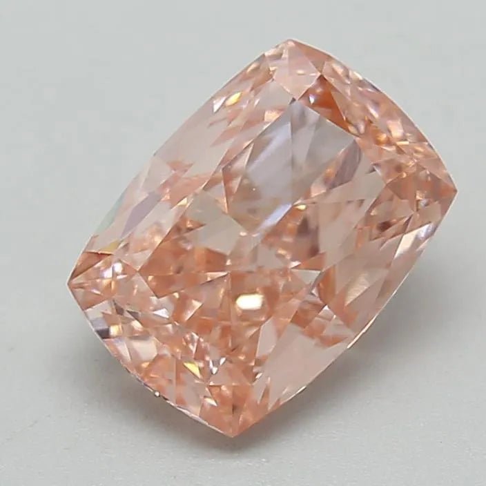 1.58ct Cushion modified Lab Grown Diamond (Colour Fancy Intense Pink, Clarity VVS2, IGI Certified) - Jewelry by Cleo