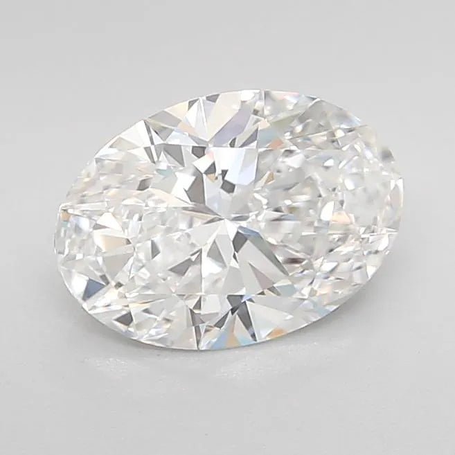 1.58ct Oval Lab Grown Diamond (Colour D, Clarity VVS2, Cut EX, IGI Certified) - Jewelry by Cleo