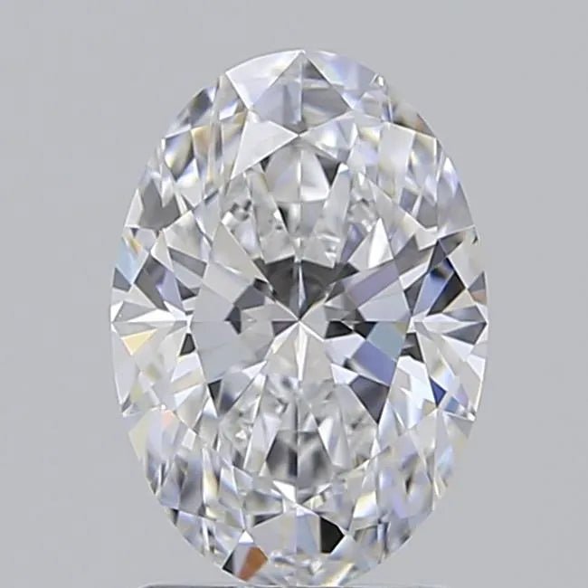 1.59ct Oval Lab Grown Diamond (Colour D, Clarity VVS1, Cut EX, GIA Certified) - Jewelry by Cleo