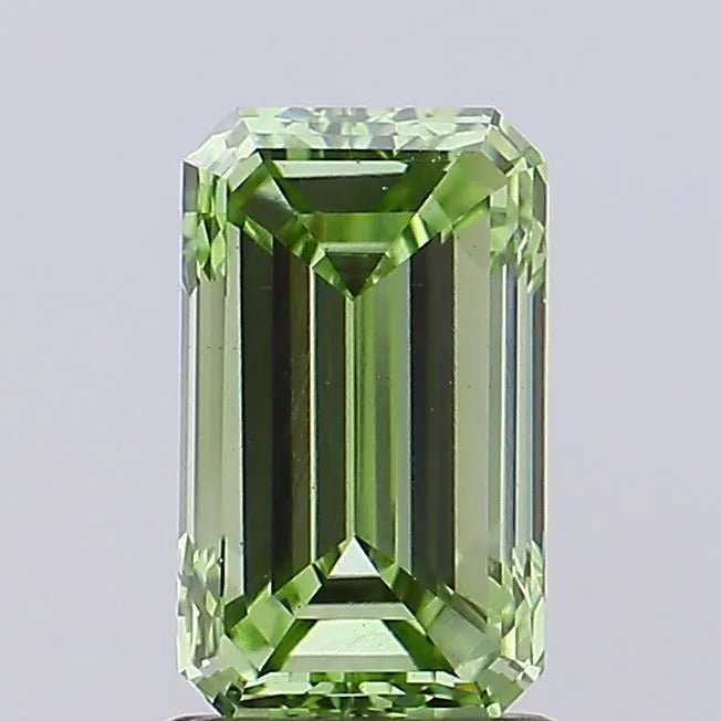 1.61ct Emerald Lab Grown Diamond (Colour Fancy Intense Green, Clarity VS1, IGI Certified) - Jewelry by Cleo