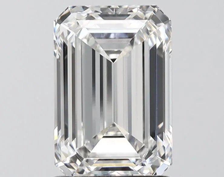 1.83ct Emerald Lab Grown Diamond (Colour F, Clarity IF, IGI Certified) - Jewelry by Cleo