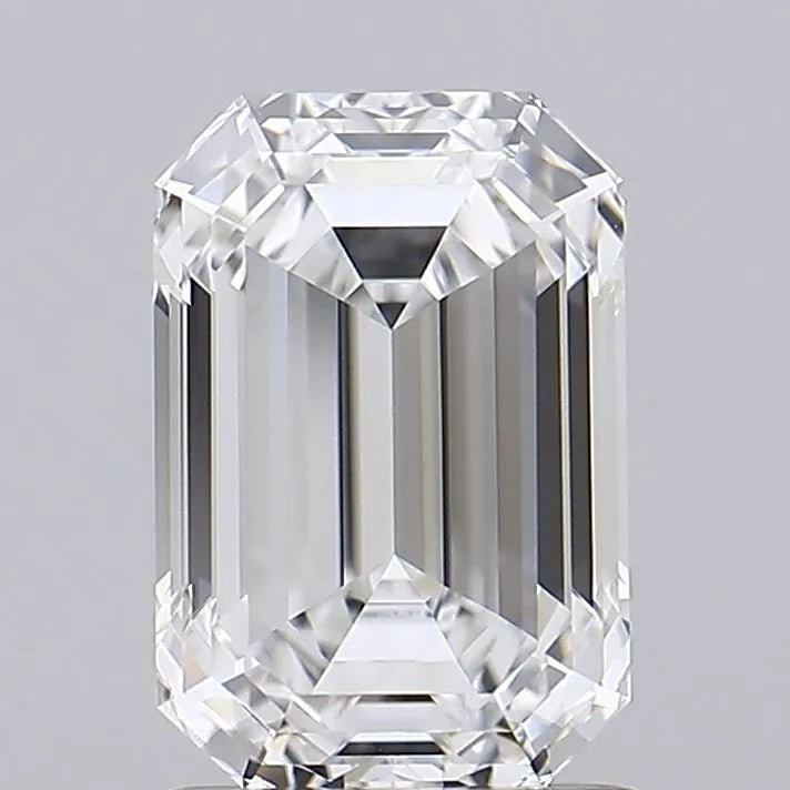 1.84ct Emerald Lab Grown Diamond (Colour E, Clarity VVS1, IGI Certified) - Jewelry by Cleo