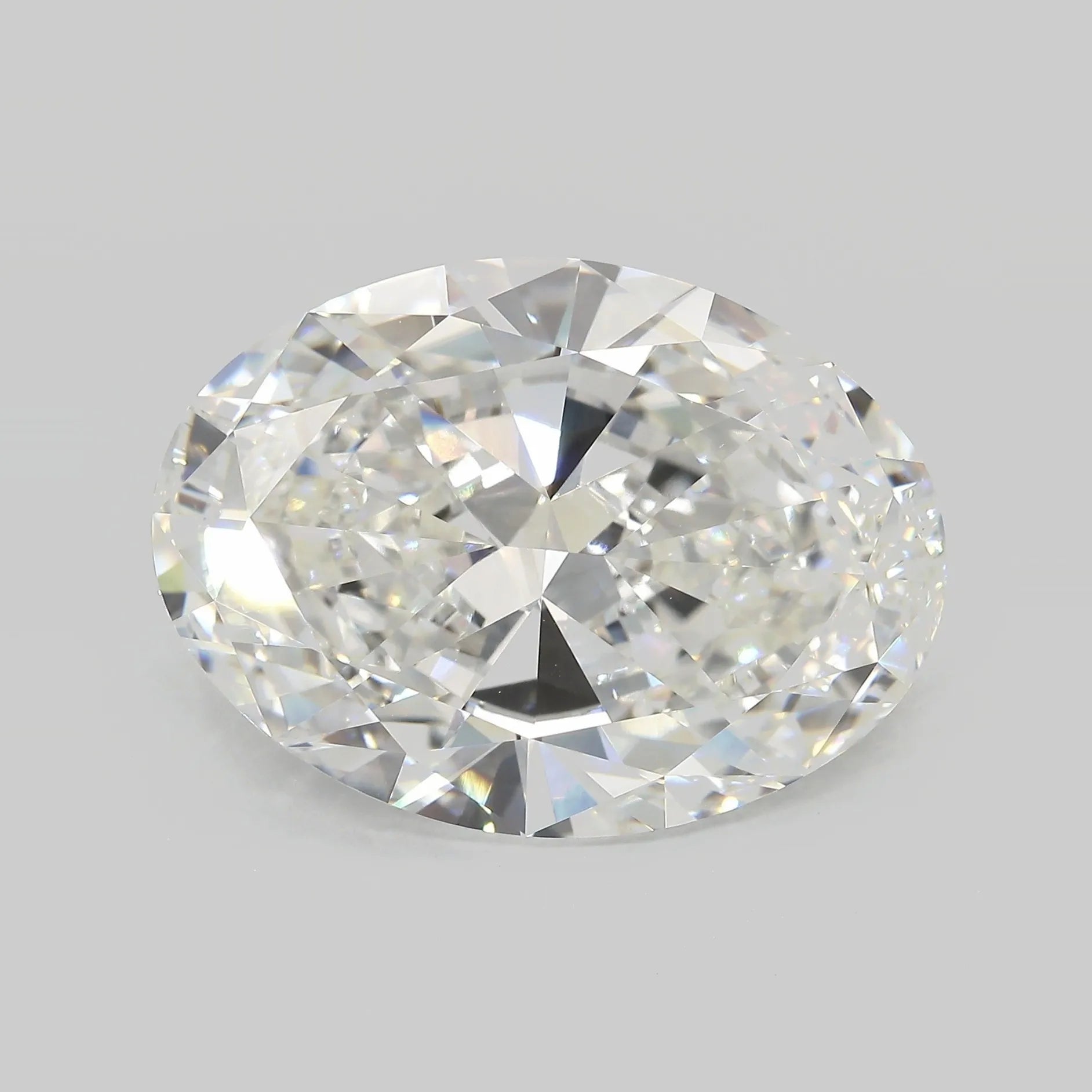19.52ct Oval Lab Grown Diamond (Colour F, Clarity VVS2, IGI Certified)