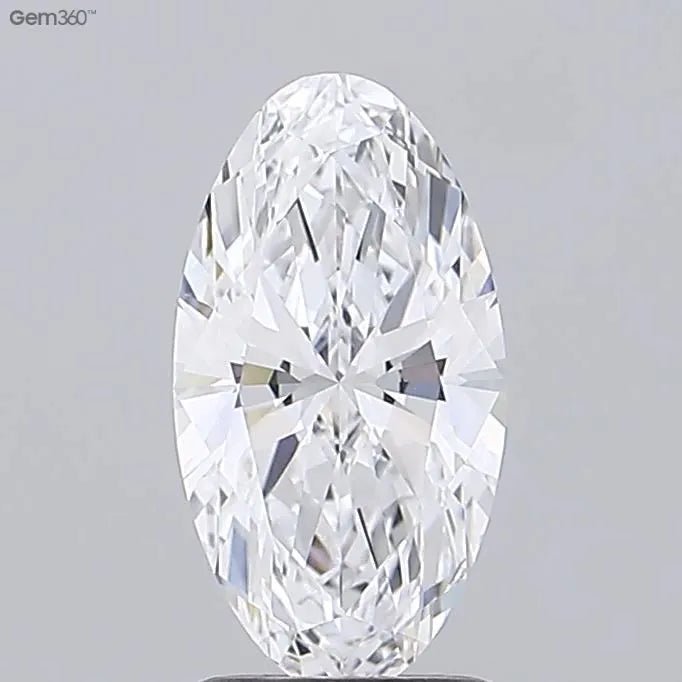 1.91ct Oval Lab Grown Diamond (Colour D, Clarity VVS1, IGI Certified) - Jewelry by Cleo