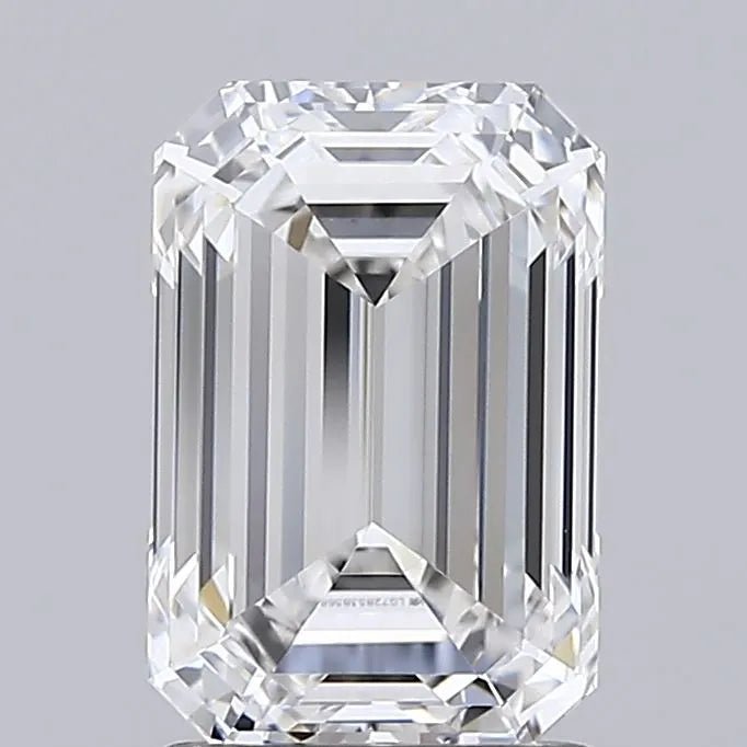 1.92ct Emerald Lab Grown Diamond (Colour E, Clarity IF, IGI Certified) - Jewelry by Cleo